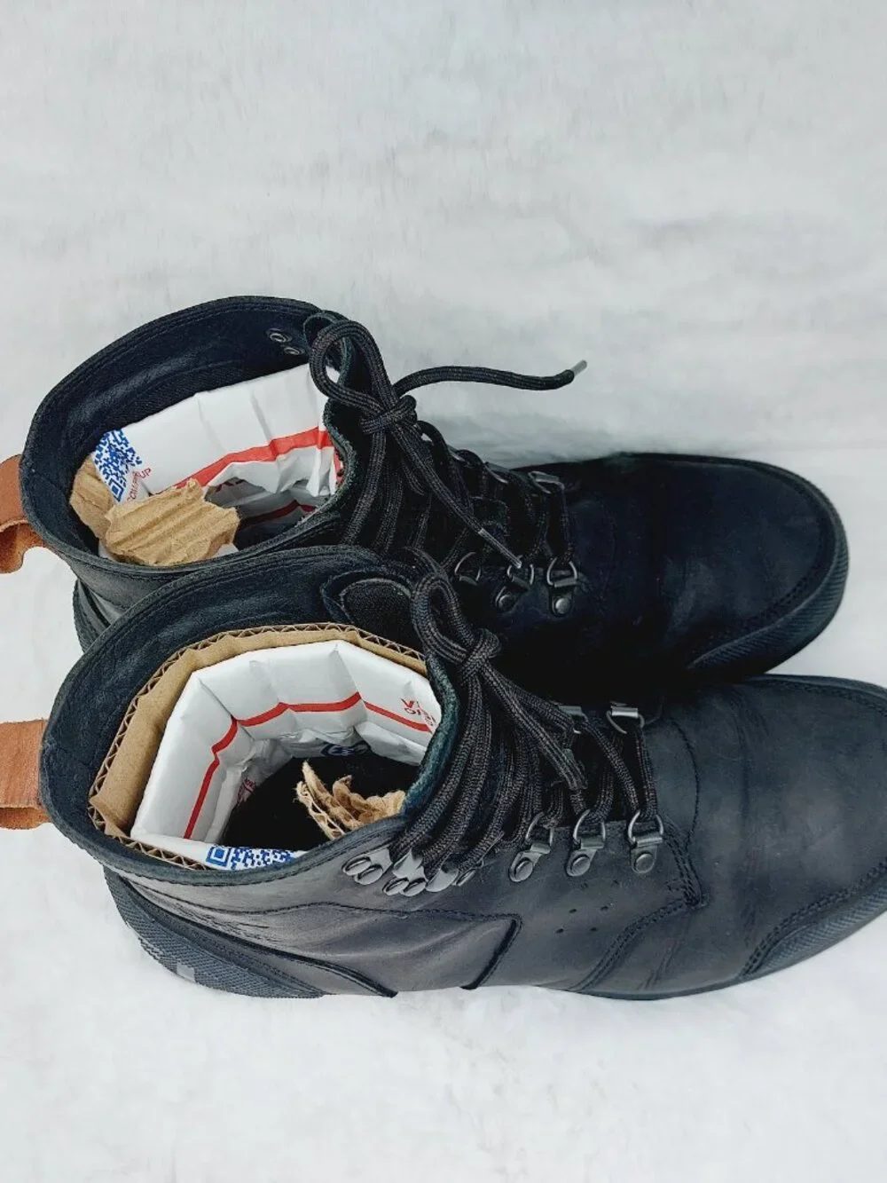 Sorel Men's Black Ankeny Leather Lace-Up Mid Trail Ankle Hiking Boots Size 11.5